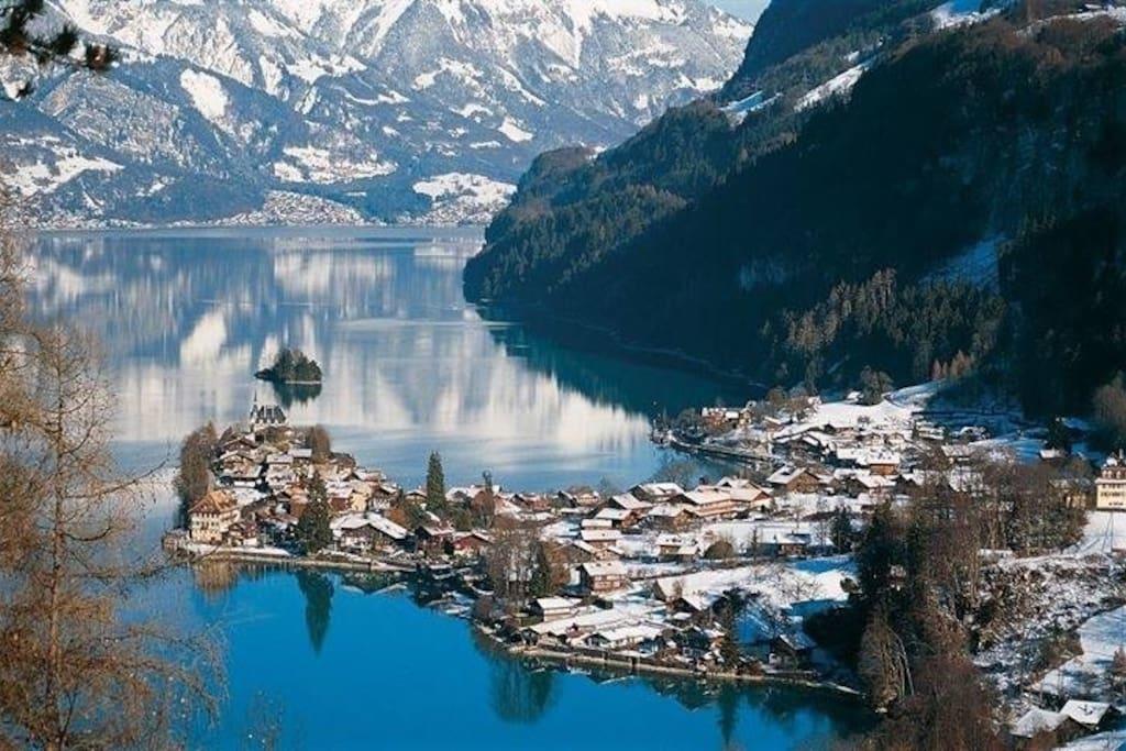 Switzerland Iseltwald Apartment Luaran gambar